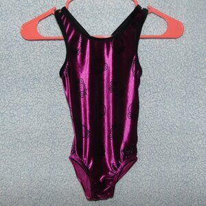 GK Purple Velvet Monkey Leotard S